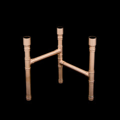 3 Legged Copper Candle & Flower Holder