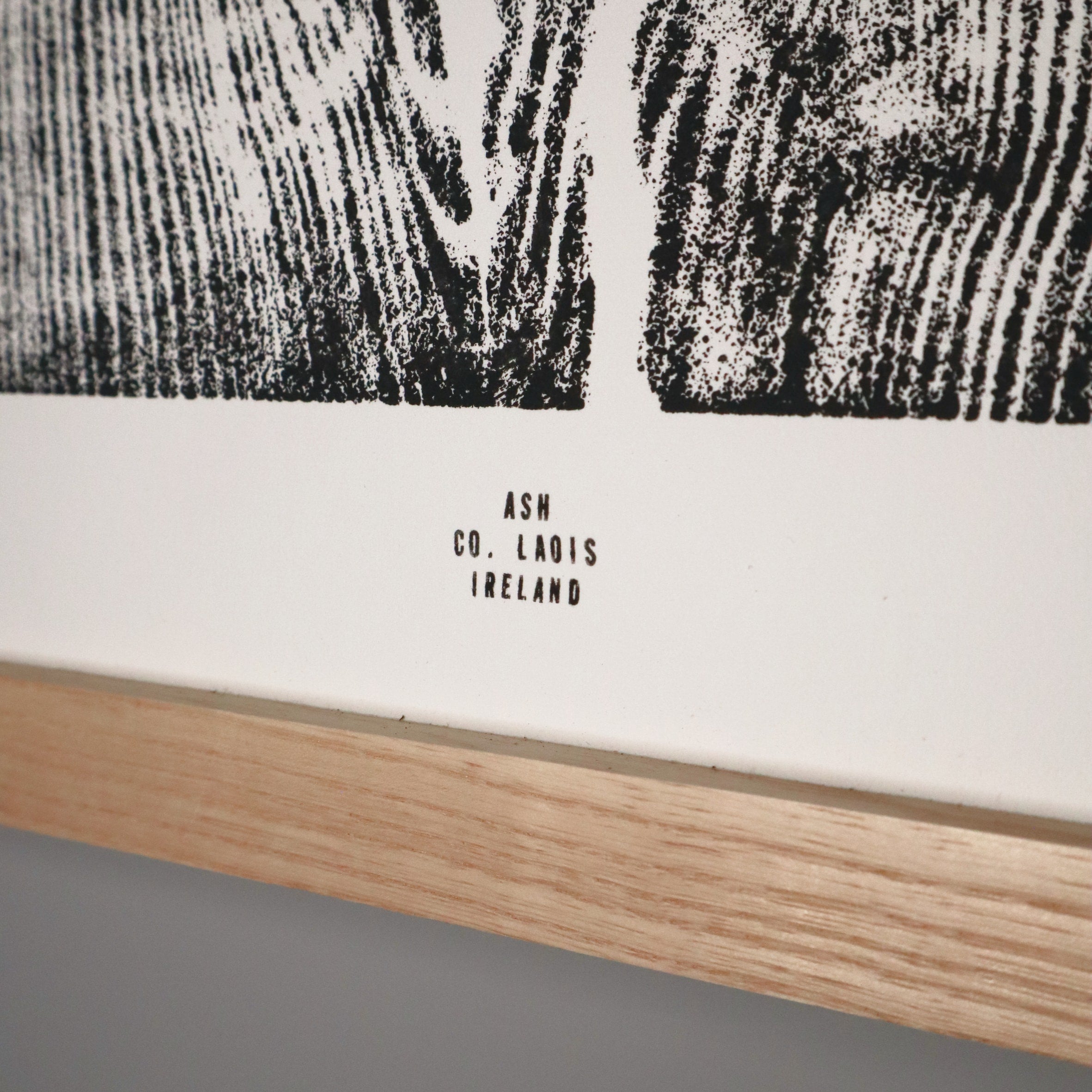 Ink Tree Slab Print – Ash