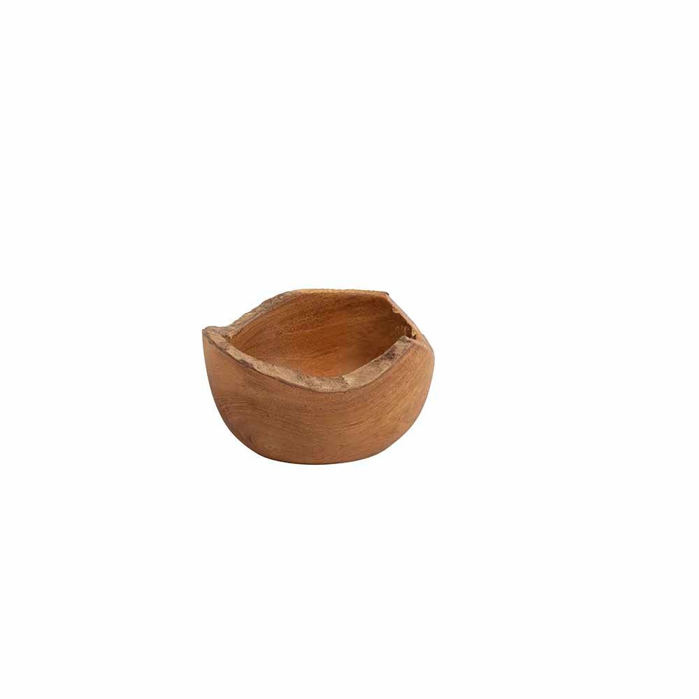 Organic Teak Root Bowl – Small