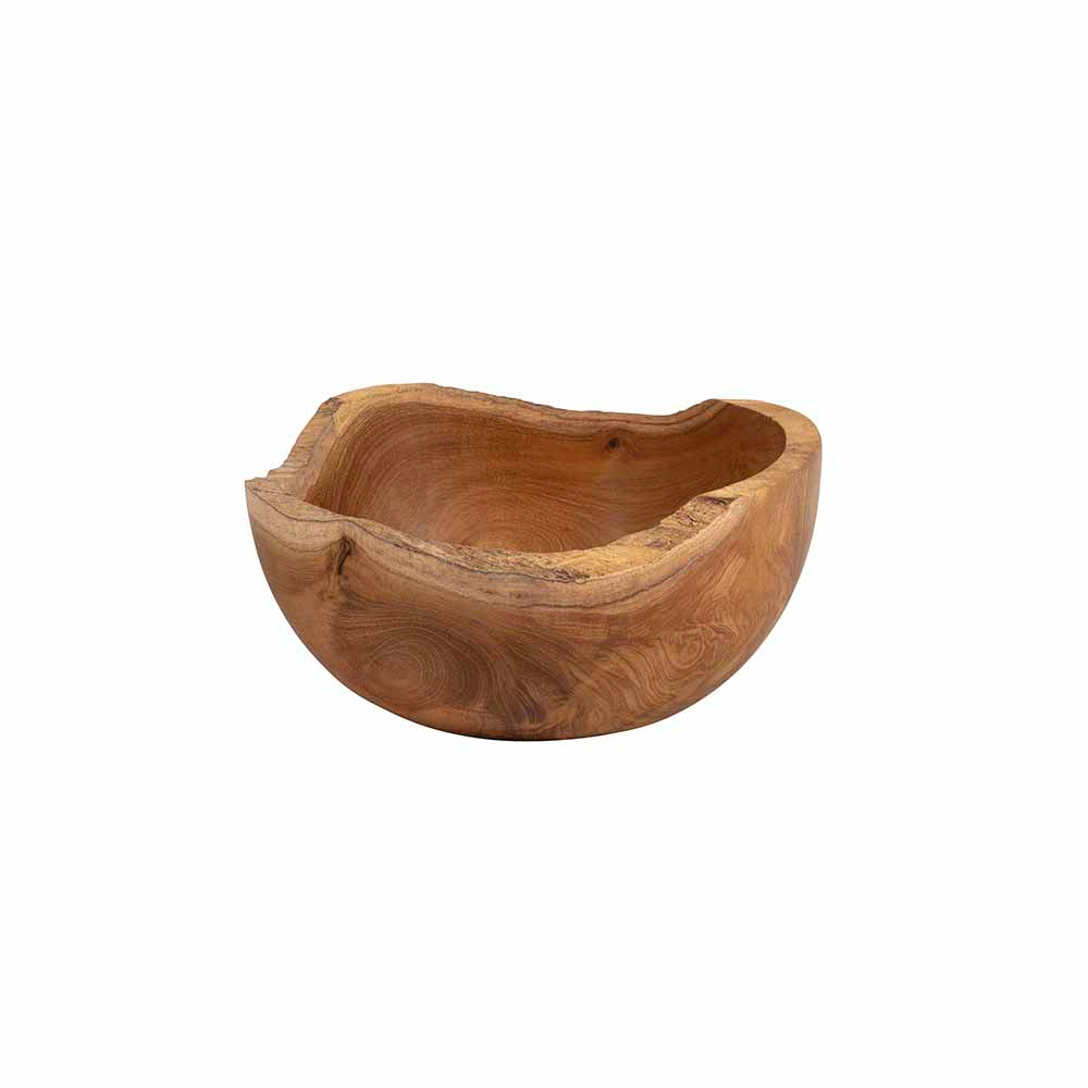 Organic Teak Root Bowl – Medium