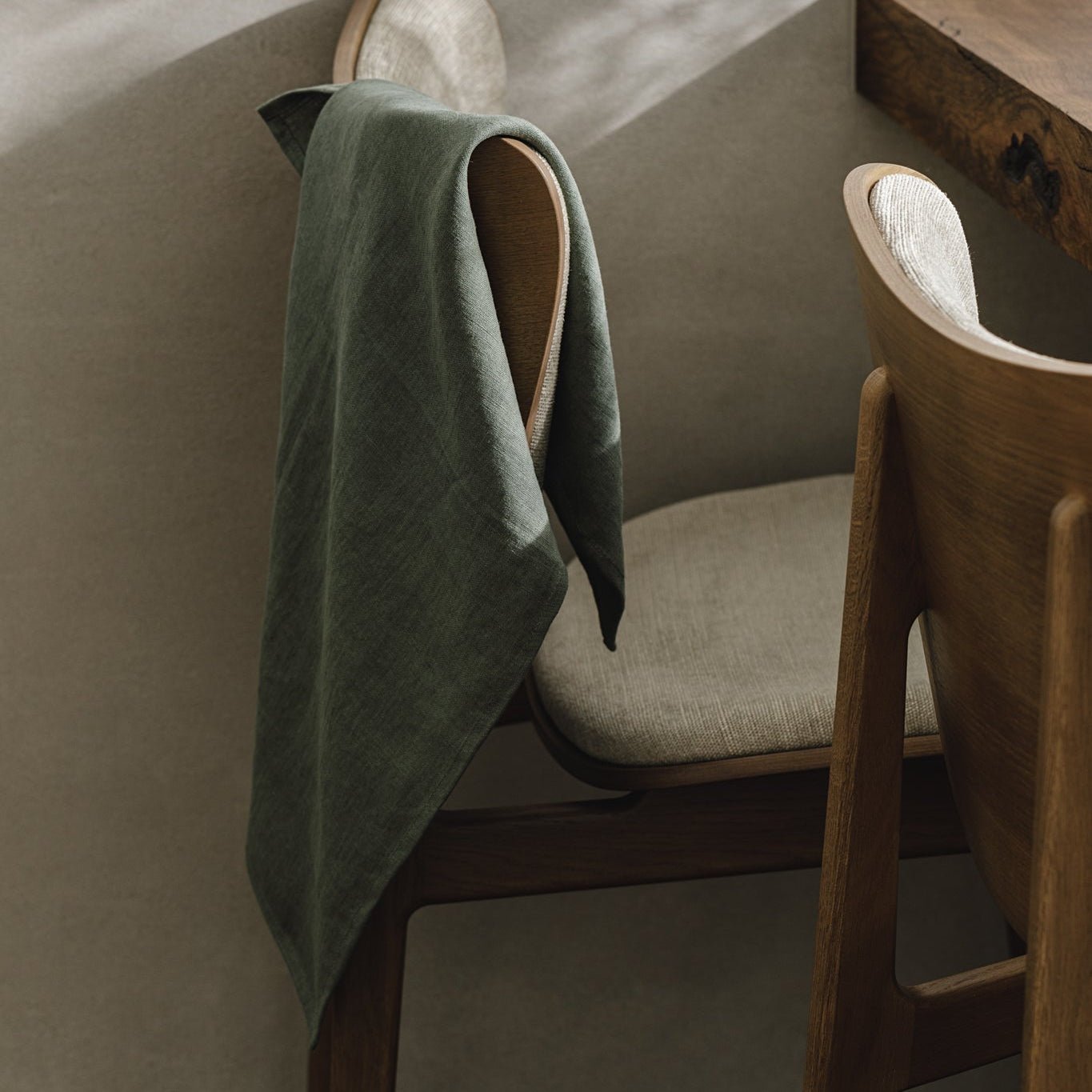 Linen Tea Towel – Nordic Moss