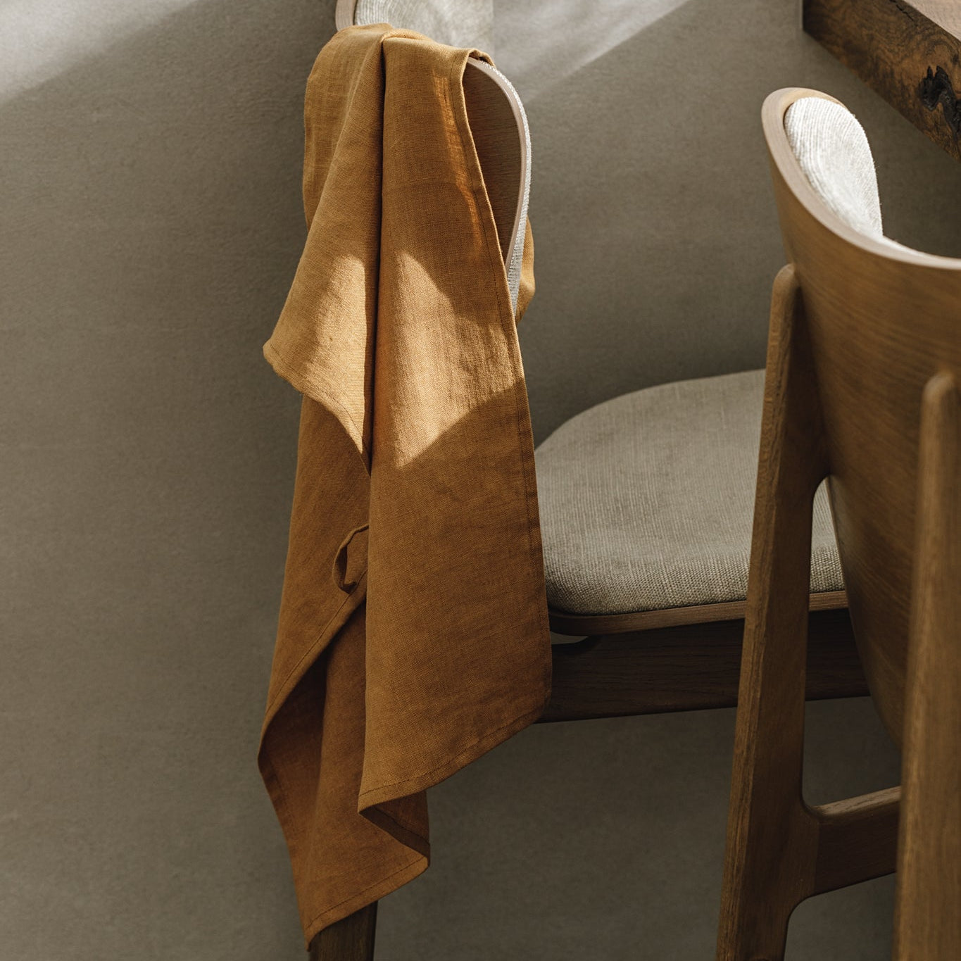 Linen Tea Towel – Caramel