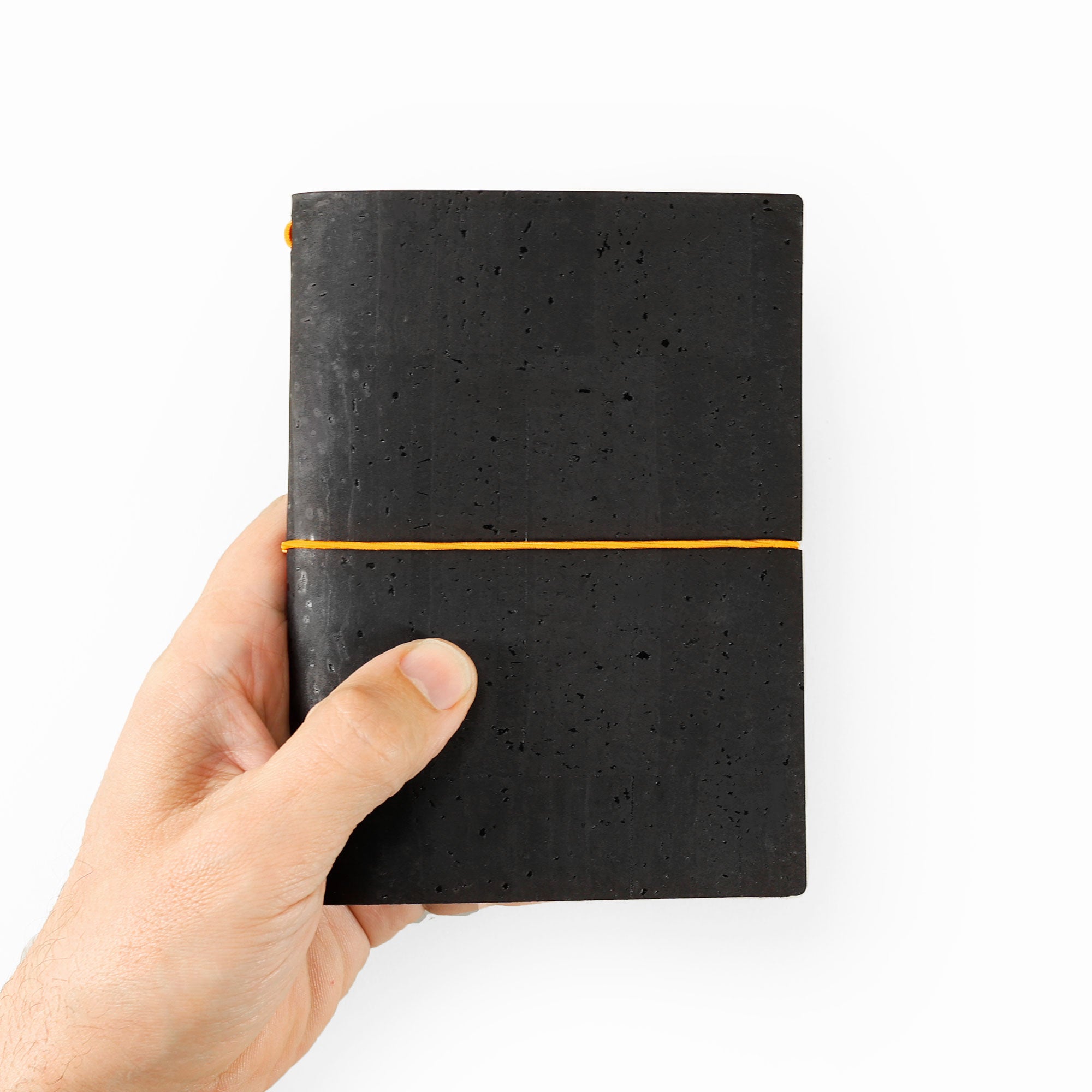 Cork Journal Cover & Notebook (A6) – Black