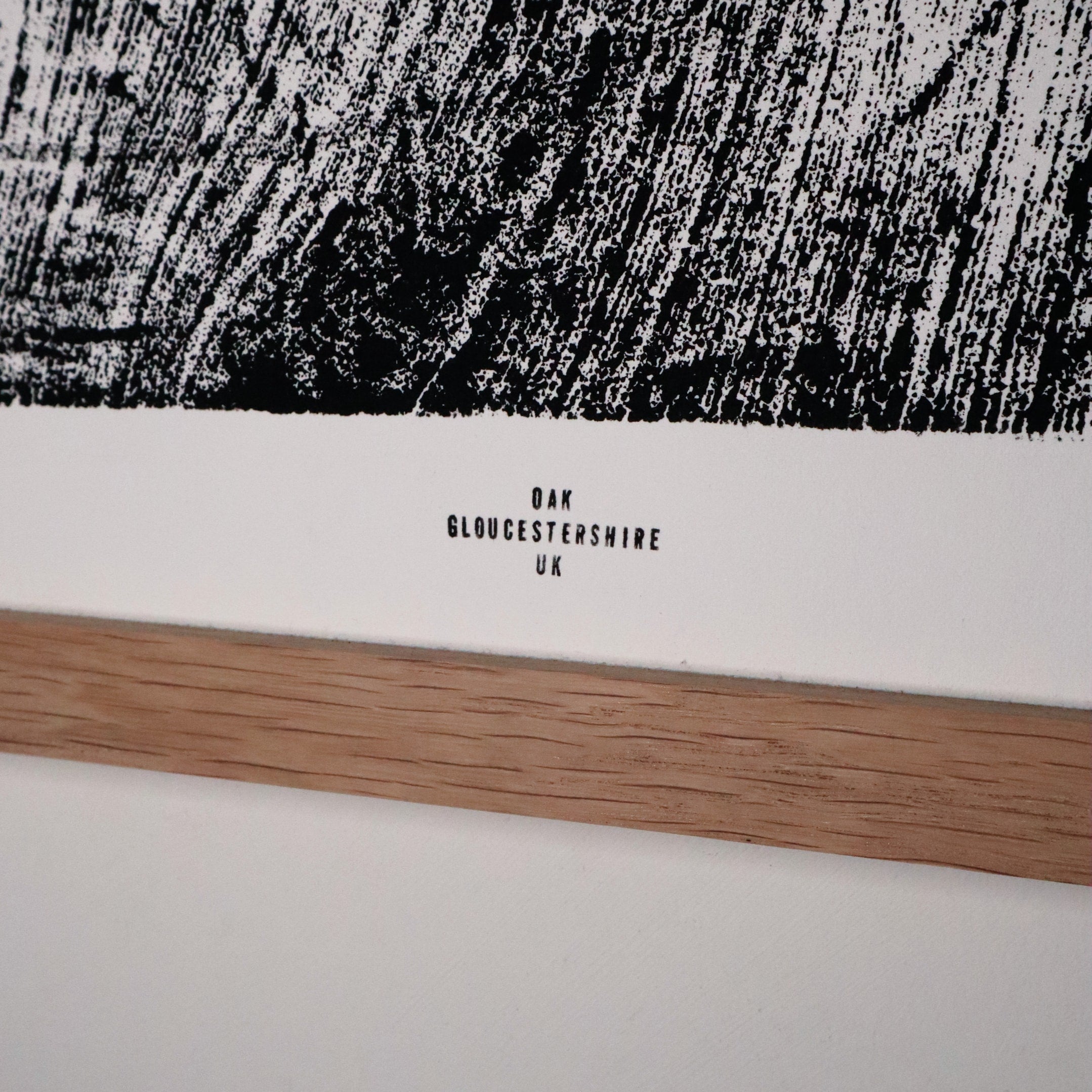 Ink Tree Slab Print – Oak