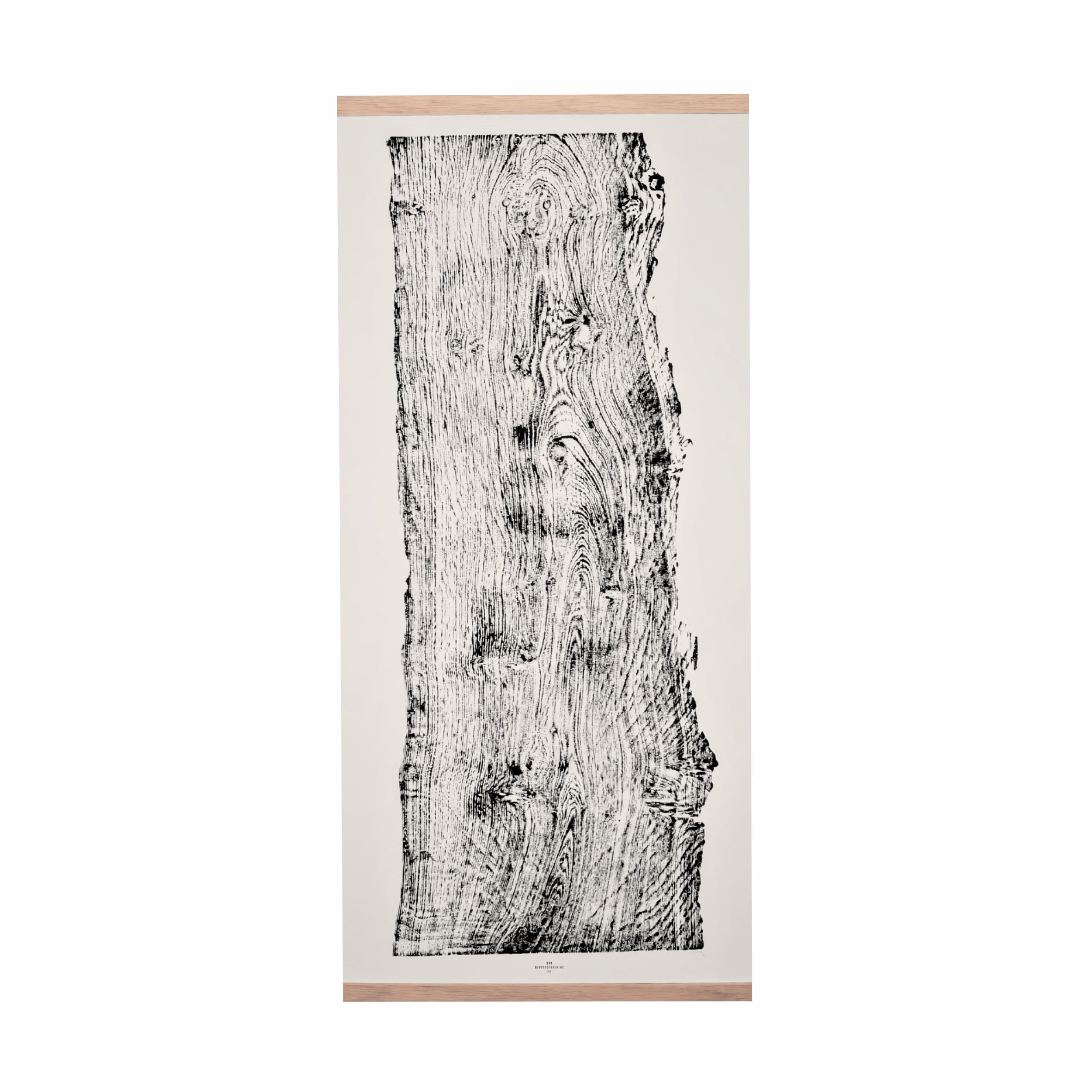 Wood Pattern Ink Ink Tree Slab Print, Oak – just moss